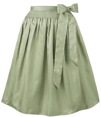 Stockerpoint Corinna Damen Midi Dirndlschürze, Hellgrün, 40-44