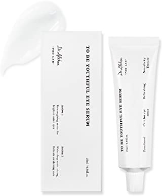 Suero para ojos To Be Youthful Suero para ojos vegano, ligero, hidratante para el contorno de ojos, reduce las líneas finas alrededor de los ojos, de rápida absorción. Contiene adenosina y