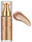 Huile scintillante pour le corps Illuminateur corporel imperméable Illuminateur liquide Maquillage Hydratant Non collant Lotion scintillante Visage et corps Lisse Lumière Shimmer Glow(Rose Gold #01)