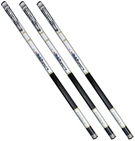 Stipprute 1 PCs Kohlenstoff Super hart Einstellbarer Langstange Fangstange 3.6/4,5/5.4/6. 3m/7,2 m Teleskop -Bach -Wasserstange Angel Rute (Größe : 3.6 m)