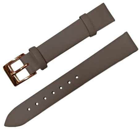 LäderFör Kvinnor Herr 12mm 14mm 16mm 18mm 20mm 22mm Klockbandsremmar Tunna klocka Armband Klocktillbehör,kaffe 2,22mm
