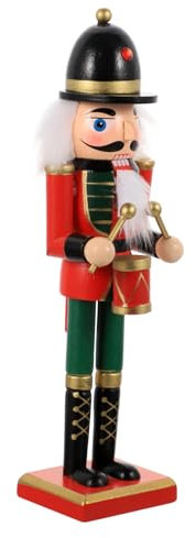 RORPOIR Soldatino Di Legno Nutcracker Per Decorazioni Natalizie Ornamento Creativo Legno Per Casa Hotel e Ristoranti Idea Per Natale e Occasioni Speciali