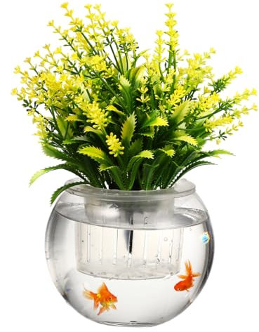 BESPORTBLE Pflanzenkorb Hydroponisch Glasflasche Transparent Bewässerungs-pflanztopf Mit Wasserreservoir Selbstbewässernd Für Sichtbarer Wasserspiegel Einfach Nachfüllen