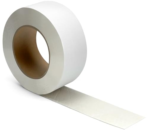 QWORK® Butylband Weiß, 5 cm x 10 m Wasserdichtes Klebeband für Lecks, Dichtungsband für Dächer, Rohre