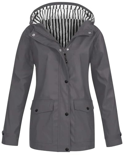 ZTFYKLIN Sonderangebote & Restposten Regenbekleidung Damen Winterjacken Frauen Wintermantel Damen Extra Lang Taillierter Mantel Damen Wintermantel Lang Damen Schwarz Sommerschlussverkauf
