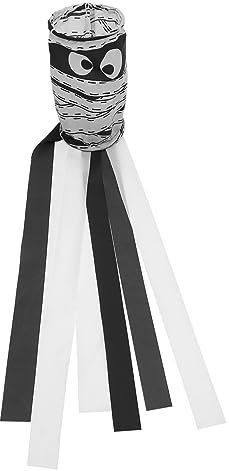 HEMOTON Festival Windsock Ghost Garden Accessory Halloween Decorative Flag Outdoor Garden Ornament