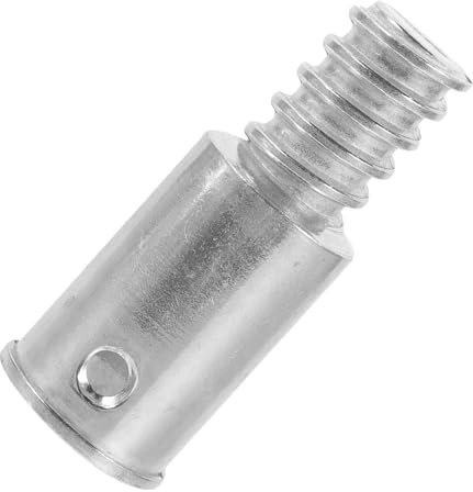 SMASOLO Broom Handle Replacement Extension Pole Adapter Threaded Tip Repair Kit for Poles Sturdy Iron Construction for Household Commercial Cleaning Easy Installation Versatile Use