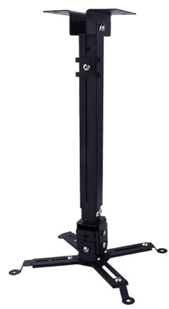 Ddujbtp Adjustable Projector Mount Bracket 43-65cm Projector Ceiling Mount Ceiling And Wall Holds Up To 15kg Black Ceiling Bracket