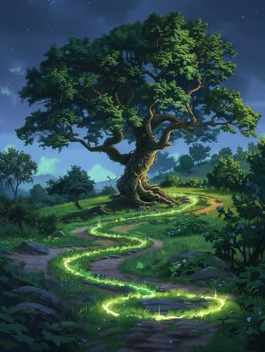 Paint by Numbers for Adults Tree, Plant Paint by Numbers Kits, DIY Color Oil Painting Adult Crafts, Painting Kits with Brushes and Acrylic, for Home Wall Decor, Gifts for Women, 24x36in 7-6024