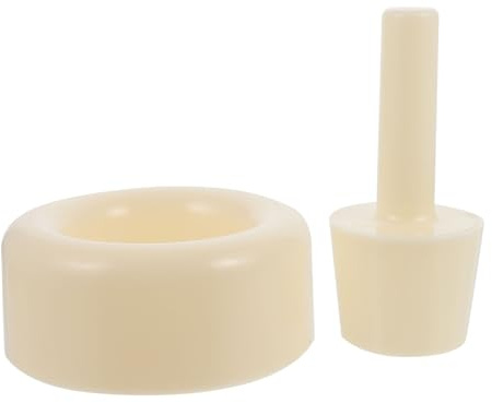 NUOBESTY Moule à Glace en Plastique Beige pour Coupes à Glace DIY Outil Pratique pour Préparation Maison Résistant et Facile D’Utilisation