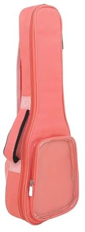 NDSJAIE Universal-Gitarrentasche 23in Oxford Stoff Tasche Portable Tragetasche for Reisen Outdoor Camping(Pink)