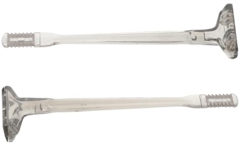 Hohopeti 2piezas Recortador de Vello Nasal Manual Portátil Herramienta de Depilación Facial para Hombres y Mujeres para Uso Viajes o Casa