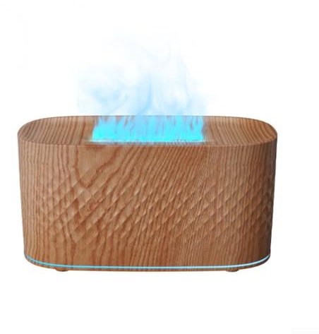 Difusor de aceite esencial con tanque de agua de 160 ml, luces nocturnas de 7 colores, mecanismo de seguridad de apagado automático y modos de pulverización dobles para aromaterapia y humidificación