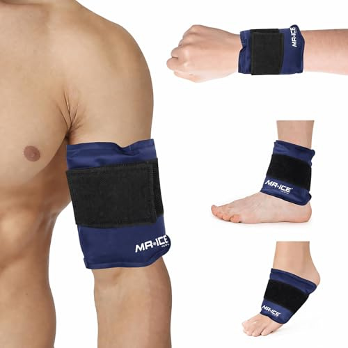 Reusable Gel Ice Pack Wrap with Strap, 23 x 11.4cm