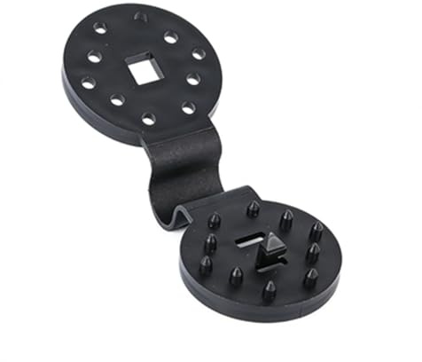 Nzoike 50 Clips Sombra con Ojal Clip Malla Ocultacion Clips de Plástico Tela Sombra Ganchos de Toldo Negro Pinzas para Sujetar Toldos Clips para Toldos para Red Antipájaros