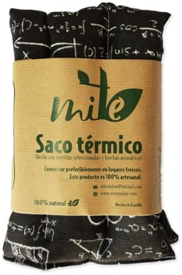 Saco térmico de semillas y hierbas multiusos (47cm x 15cm) Lavanda (Pizarra)