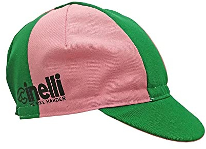 Cinelli We Bike Harder Berretto da Ciclismo, Rosa, Taglia Unica Unisex-Adulto