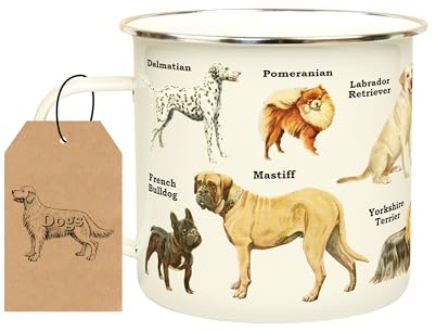 Gift Republic Taza de esmalte para perros