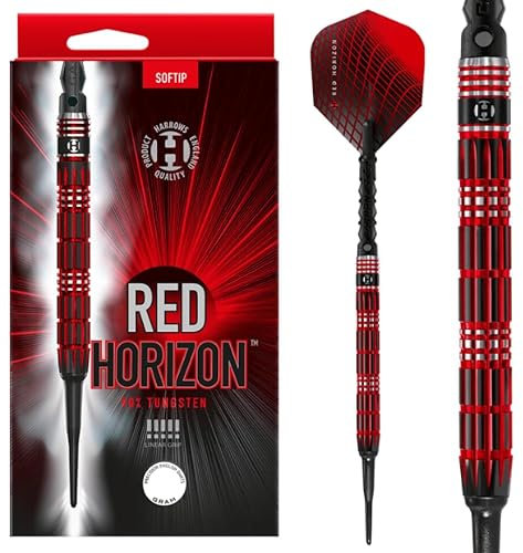 Harrows Red Horizon 90% Soft Tip Freccette Soft Darts 18G.