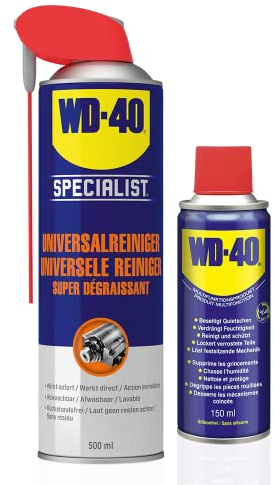 WD-40 SPECIALIST Universal SET besteht aus 1x SPECIALIST Universalreiniger 500 ml & 1x Multifunktionsprodukt 150 ml