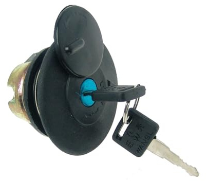 Tankdeckel abschließbar kompatibel mit GENERIC Cracker B05 50 2Takt AC | Vergleichsnummer 88400BM0T001; Länge 50 mm; 2 Schlüssel; kompatibel mit EXPLORER (ATU) Cracker 50 2T AC, Generic Xor 50 2T