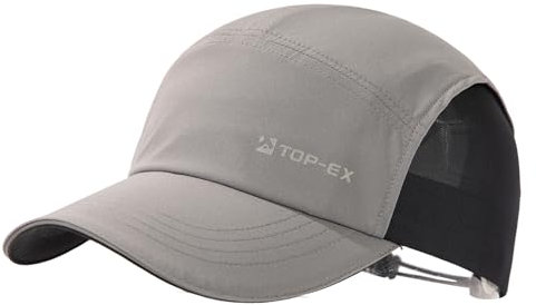 TOPEX XL/XXL Baseball Cap Herren Damen mit Atmungsaktivem Mesh Running Caps Sonnenschutz Sommer Kappe Sonnenhut Basecap Sports Laufkappe 95550-Grau M/L