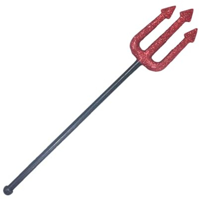 Xijobido Bâtons du Diable pour Adultes, Lance Jouet | Décor de Fourche à Pitch du Diable Rouge,Performance sur scène et Accessoires de démon légers, Accessoires de Photographie d'halloween pour fête