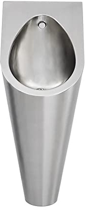 CQIKRWGWS Urinoir Urinoir en Acier Inoxydable 304, urinoir Mural pour Homme, Drainage par Induction, urinoir Public, Petite Toilette Verticale, adapté à la Maison, à l'hôtel, à l'école (D)