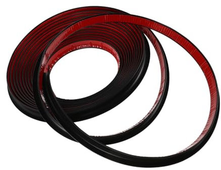 Ciieeo Binario in Forma di J Deviatore di Pioggia per Tetto per Camper Grondaie Flessibili Forma di J per Furgoni Guarnizione per Tetto Resistente alla Pioggia