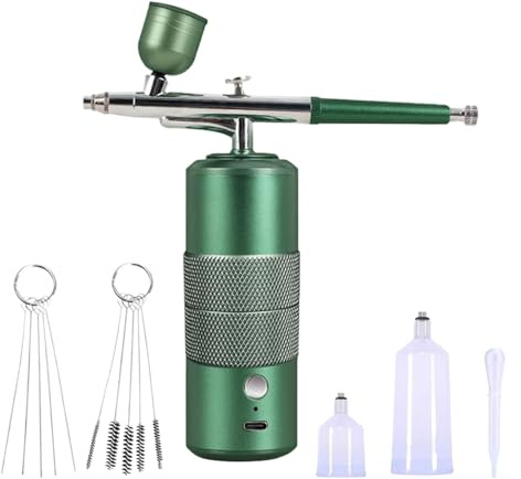 Airbrush-Kit für Nägel – Modell Airbrush Kit | Tragbares Autolackierzubehör Set für Anfänger Gesicht Make-up Schuhkunst Graffiti Haarkuchen