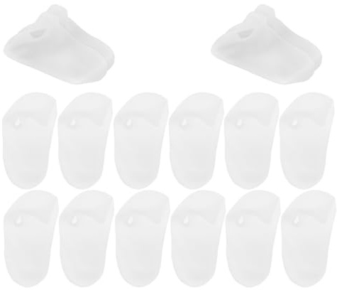 SOLUSTRE 8paare Silikon-spa-socken Für Fußpflege Gel-fußmasken-überzüge Feuchtigkeitsspendende Socken Gegen Rissige Fersen Wiederverwendbar Und Waschbar