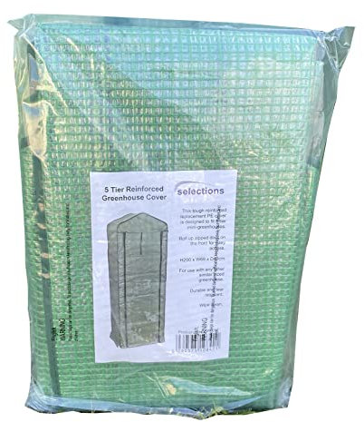 5 Tier Mini Greenhouse Re-inforced Replacement Cover