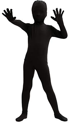 Spooktacular Creations Déguisement Seconde Peau Noir Unisexe pour Enfant