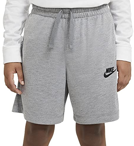 Nike DA0806 B NSW Short JSY AA Shorts Boys Carbon Heather/Black/Black L