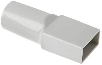 Folewr Adapter für Staubsaugerschlauch für Medien Staubsammler SC861/861A kompatibel, runder quadratischer Kopf