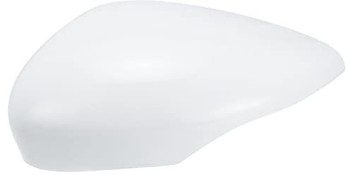 X AUTOHAUX Auto Außenspiegel Abdeckung Für Ford Fiesta MK7 08-17 1pc | Farbe: Weiß, Material: Kunststoff, Größe: 25x11cm, Position: Linke Seite