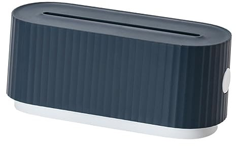 Mikikit Kabelaufbewahrungsbox Mit Wärmeableitung Stromkabelmanager Steckdosenbehälter Großes Fassungsvermögen Für Schreibtisch Oder Ecke Zum Ordnen Und Sammeln Von Kabeln Inklusive Und Ste