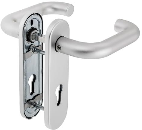 Feuerschutz Kurzschild PZ | Farbe: Aluminium EV1 | Feuerschutz DIN 18273 | Orlando (Drücker/Drücker)