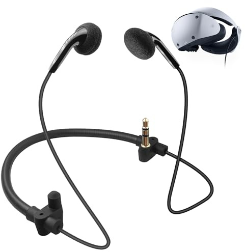 REEYEAR PSVR2 - Auricolari di ricambio, audio 3D, con cancellazione del rumore, per Playstation VR 2, colore: nero