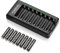 POWEROWL Pro AAA Rechargeable Batteries with Charger, 8 Pack of 1100mAh Ni-MH Triple A Batteries