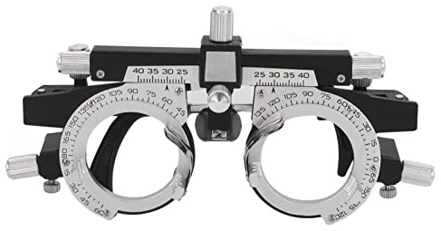 Optical Trial Frame Adjustable, Optometry Optical Trial Lens Frame Universal Optometry Test Lens Optical Test Eyepiece, for Visual Inspection in Optical Shops Hospitals