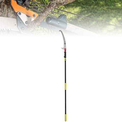 PLABNK 3.6M/12FT Pruning Saw, Extendable Tree Trimmer Pole Saw, for Pruning And Trimming Branches And Leaves at Forestry Lawn Garden,Multi-colored