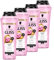 Gliss Kur Gliss Shampoo Liquid Silk (4x 250 ml) Haarshampoo mit Ceramiden & Seide, Glanz-Shampoo für sprödes und stumpfes Haar glättet die Haaroberfläche