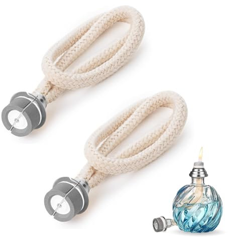 2 pezzi lampada profumata stoppino per lampada berger, lampada a olio, stoppino di ricambio per controllo dell'aria, bruciatore catalitico, lampada stoppino, bruciatore di ricambio, accessorio per