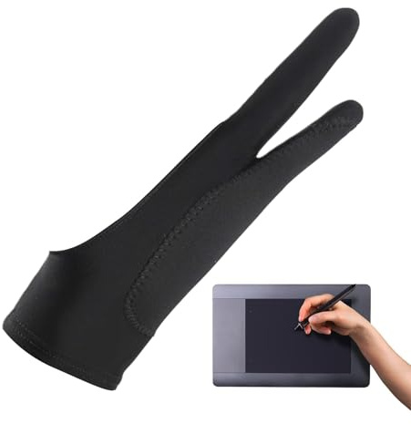 Gants d'art numériques, gants de dessin numériques, gants d'art anti-toucher pour dessin, gants d'artiste respirants pour le dessin graphique, la peinture et le croquis de tablettes
