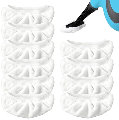 Panni per scopa a vapore Bissell Steam Shot, 10 panni di ricambio per pulitore a vapore Bissell Steam Shot Dupray PurSteam Comforday