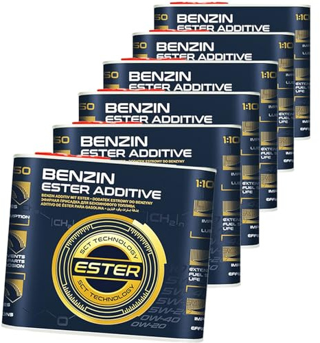 SCT Mannol 6x Additiv (2,7 L) | 6x MN9950-045PET/ MN9950 Benzin Ester Additiv,