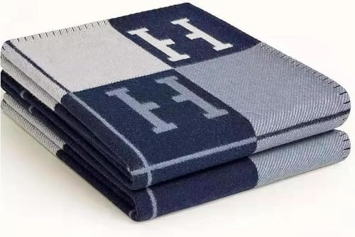 HXY Blanket Soft Fleece Throw Blanket: Soft Warm Portable Shawl Plush Throw Blanket Decorative Sofa Blankets for Home Decoration Leisure and Daily Use Comfortable Blanket Suitable Living Roo (Cyan)