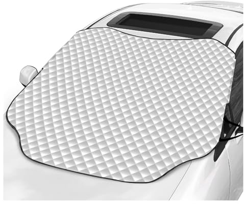 GNTHERF Frontscheibenabdeckung Winter, für Ford C-Max 2010 2011 2012-2025 Windschutzscheibenabdeckung Abdeckplane Die Gegen Schnee EIS Frost Staub Sonne