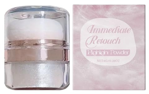 Polvo iluminador con brillo para el rostro Maquillaje de Brillo Efecto con | Iluminador Para Ojos, Cabello, Rostro Y Chica